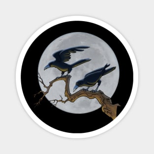 Crows in a tree Magnet